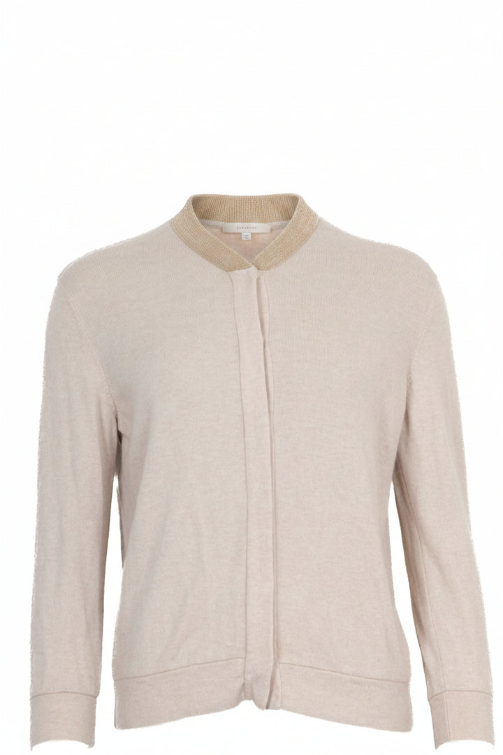 BRUNELLO CUCINLELLI Monilli Cardigan Cashmere Gold Beige