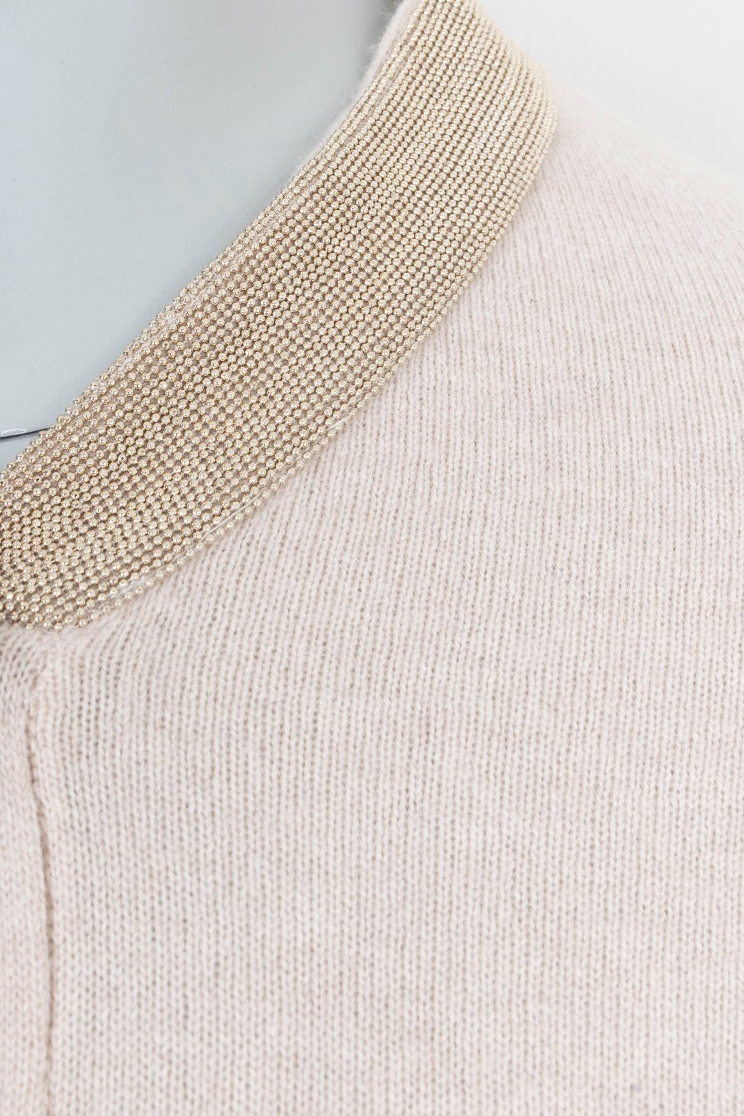 BRUNELLO CUCINLELLI Monilli Cardigan Cashmere Gold Beige