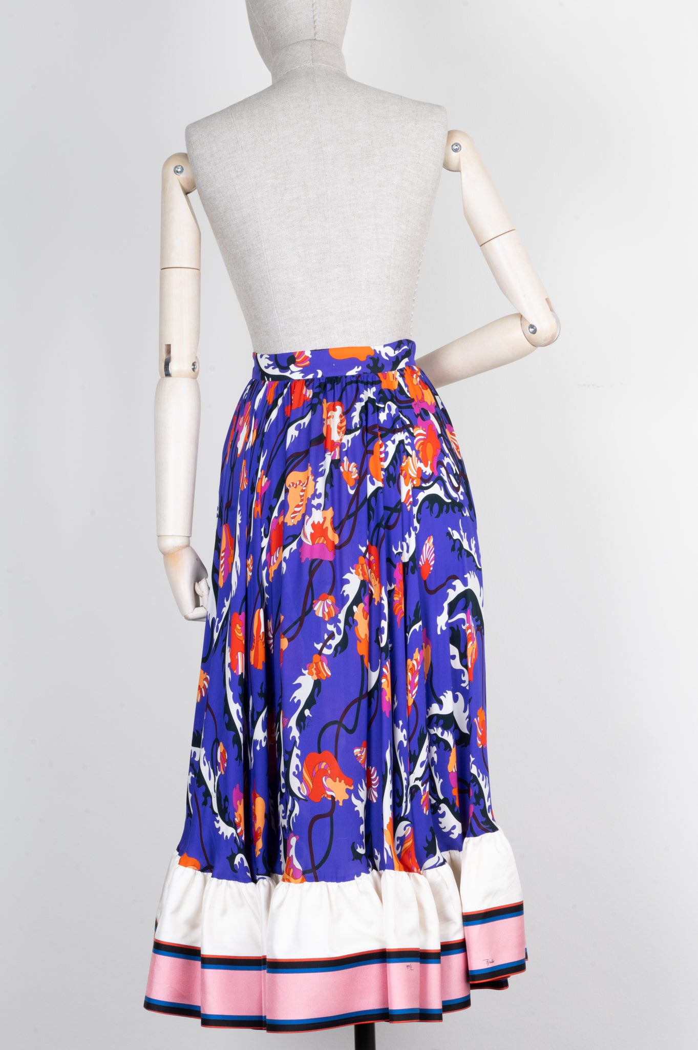 EMILIO PUCCI Skirt Silk Flounce Purple – REAWAKE