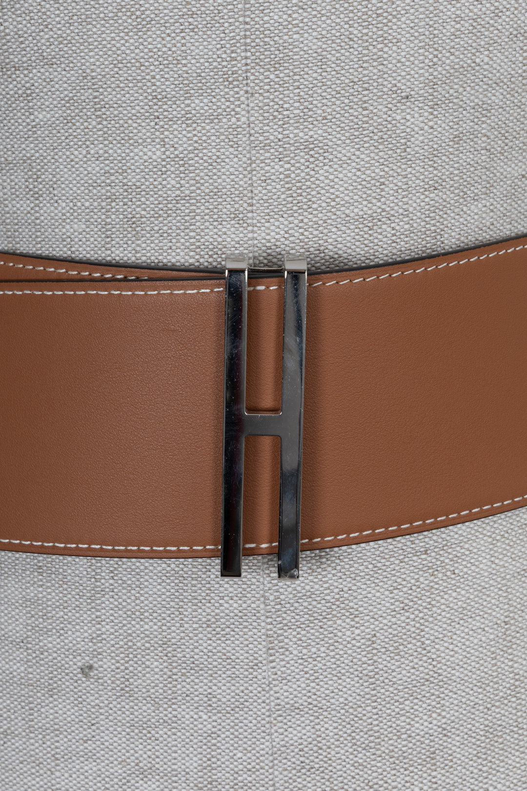 Ceinture HERMÈS Elan 66 Doré