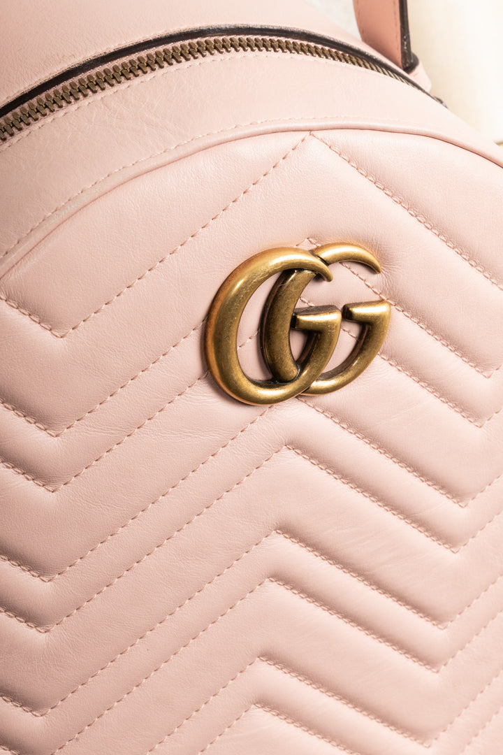 GUCCI Marmont Sac à dos Rose