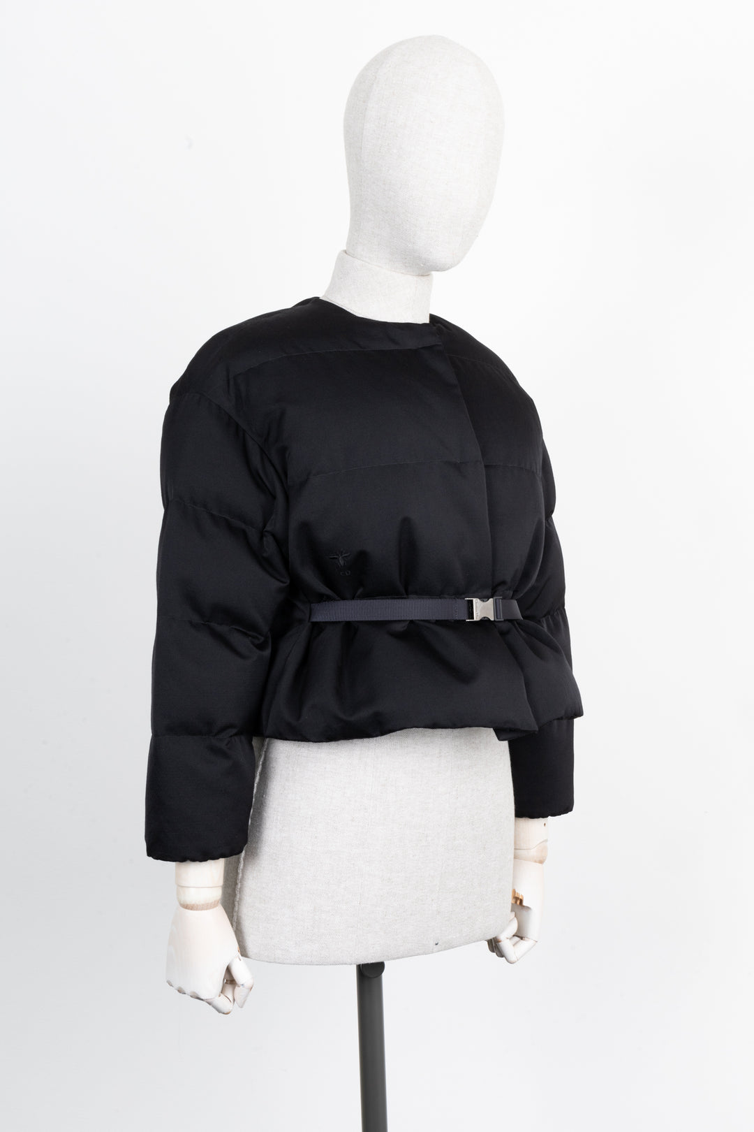 CHRISTIAN DIOR ALPS Puffer Jacket with Belt Black