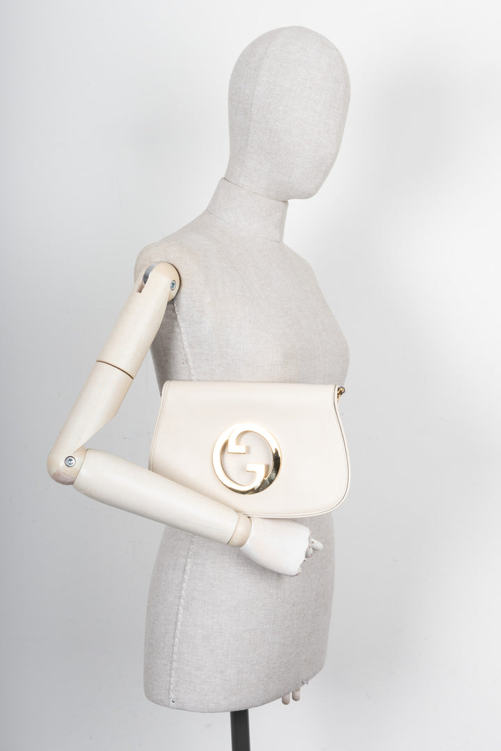 GUCCI Blondie Shoulder Bag Ivory