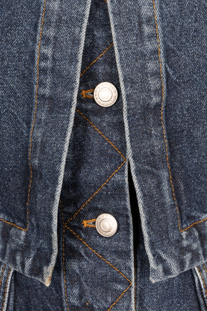 ALEXANDER MCQUEEN Layered Jacket Denim Blue