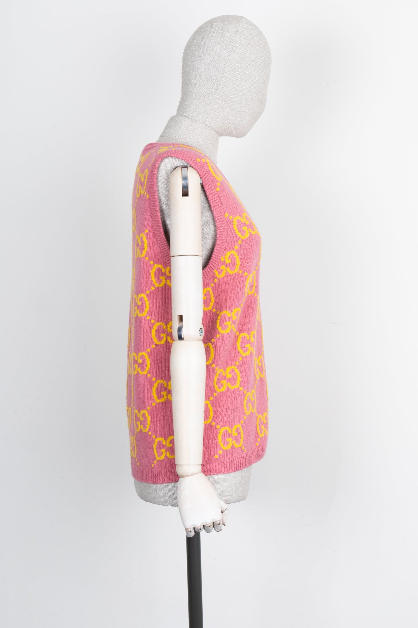 OLD GUCCI 70〜80s knit vest 48サイズ OLD GUCCI 70〜80s knit vest 48サイズ OLD GUCCI 70〜80s knit vest