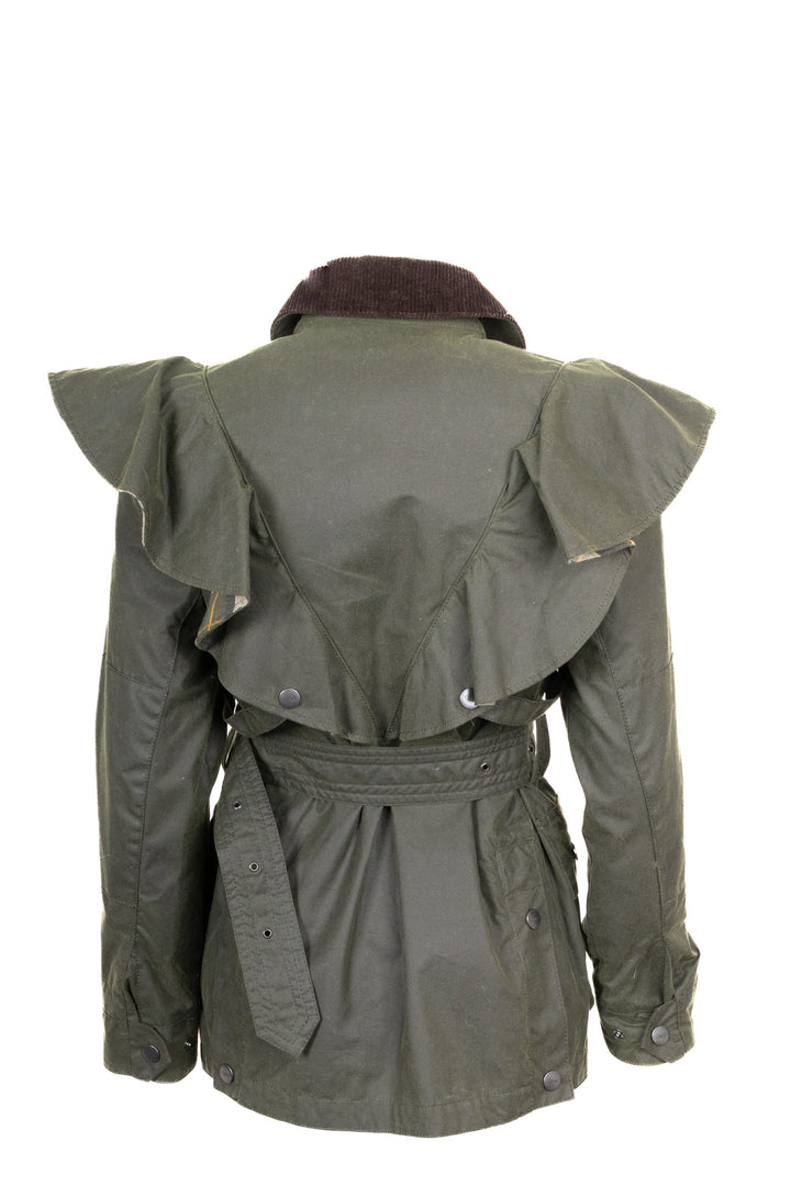 CHLOÉ X BARBOUR Dustyn Wax Jacket Green