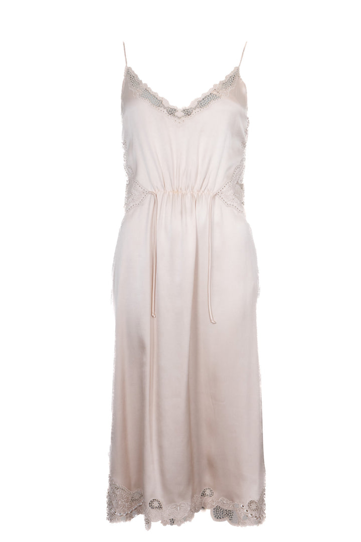 LORO PIANA Janaan Dress Silk Rose