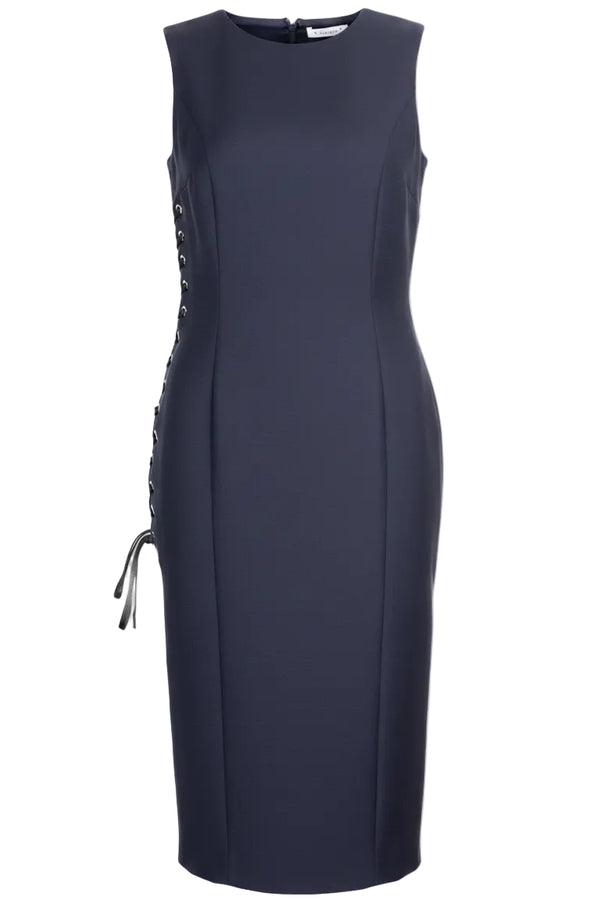 CHRISTIAN DIOR Laced Dress Navy