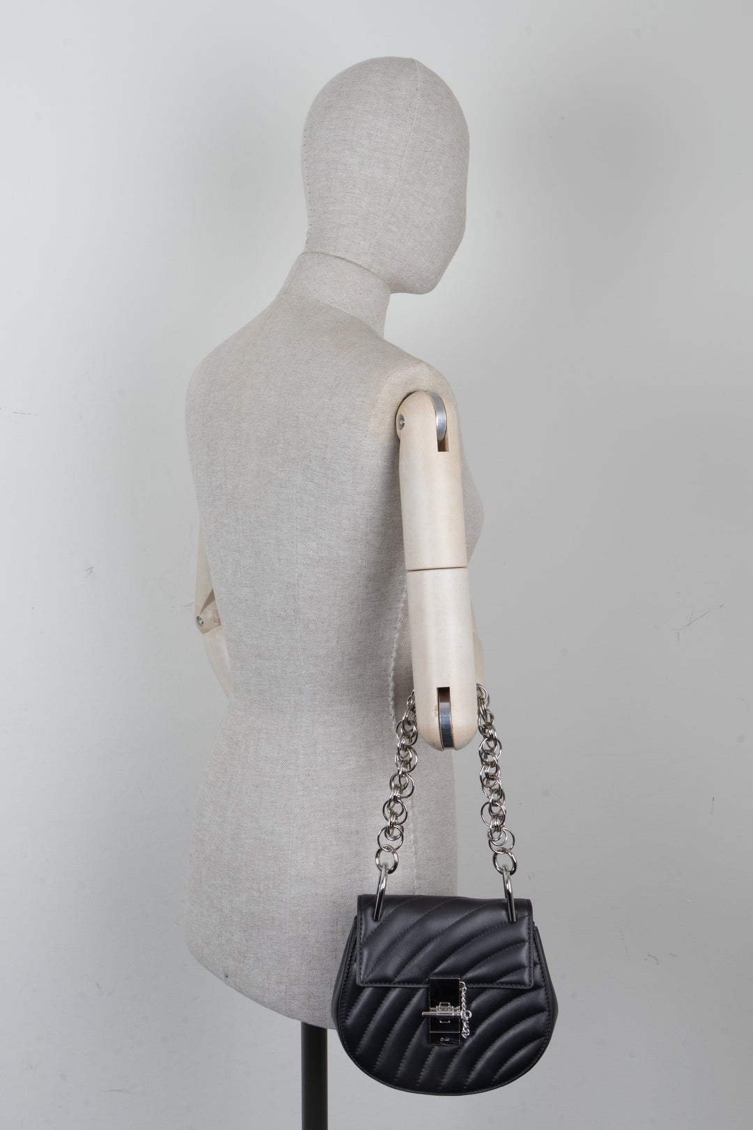 CHLOÉ Drew Bag Leather Black