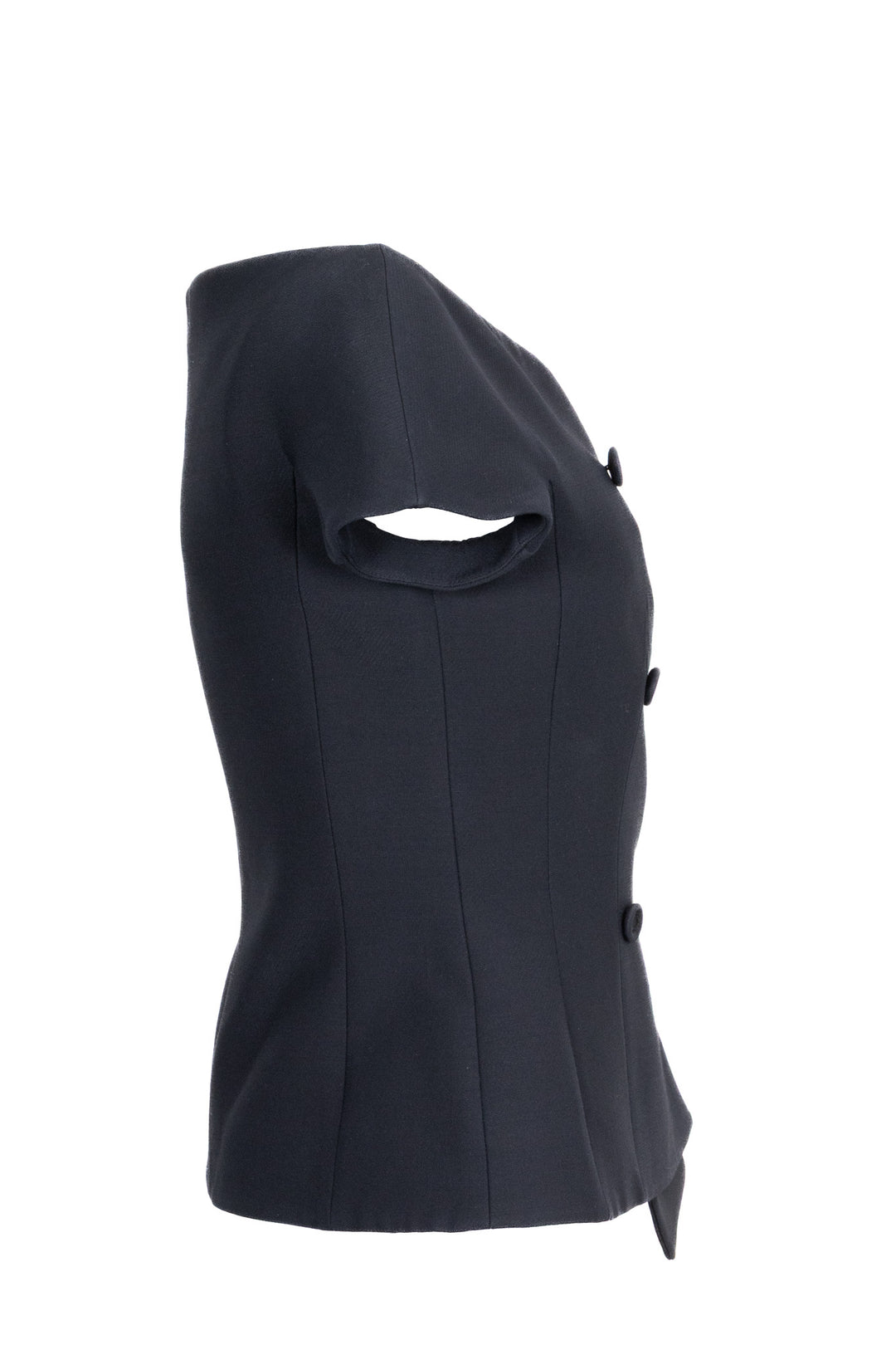 CHRISTIAN DIOR Off Shoulder Bar Jacket Black