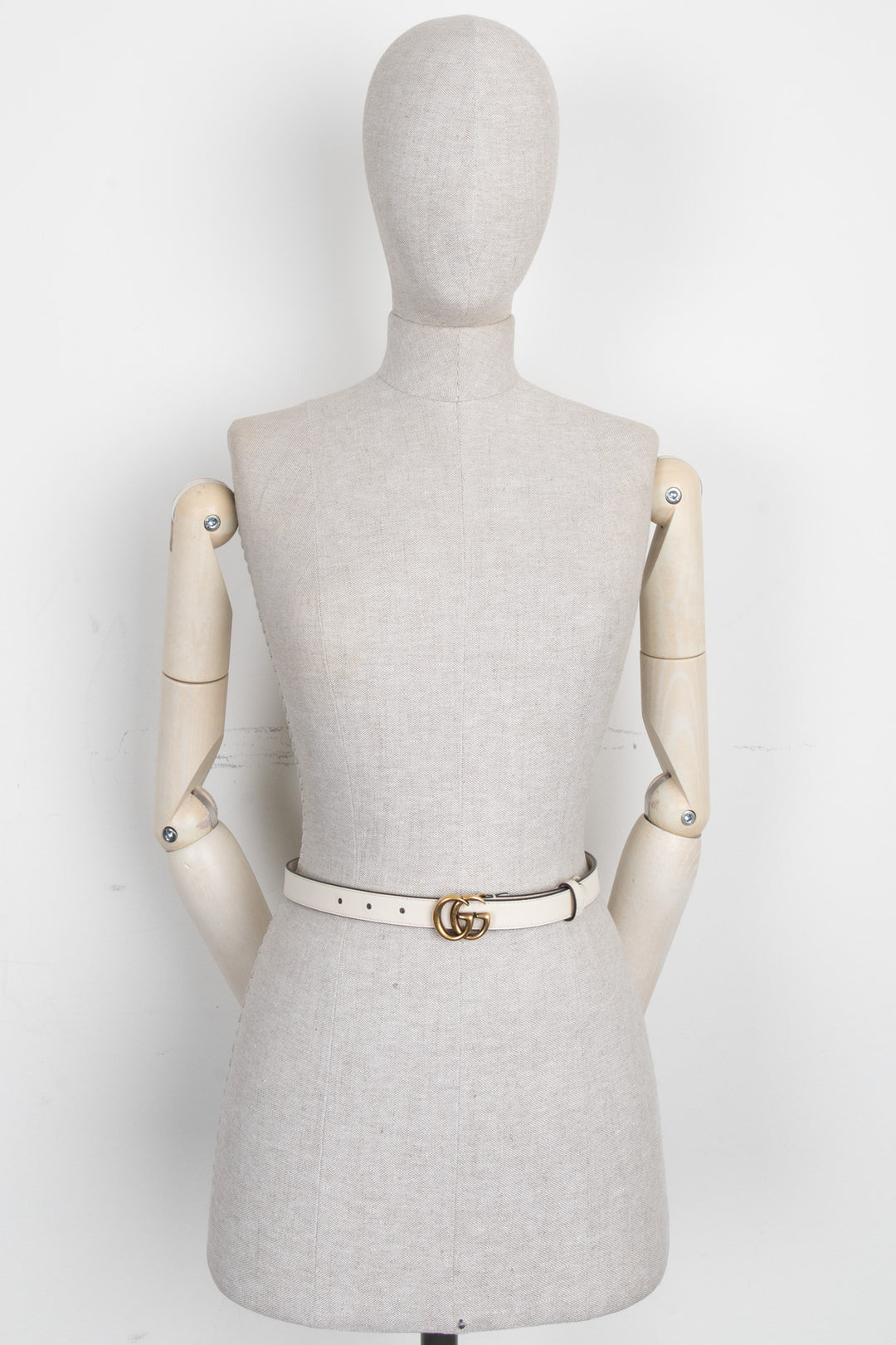 Ceinture GUCCI Marmont fine ivoire