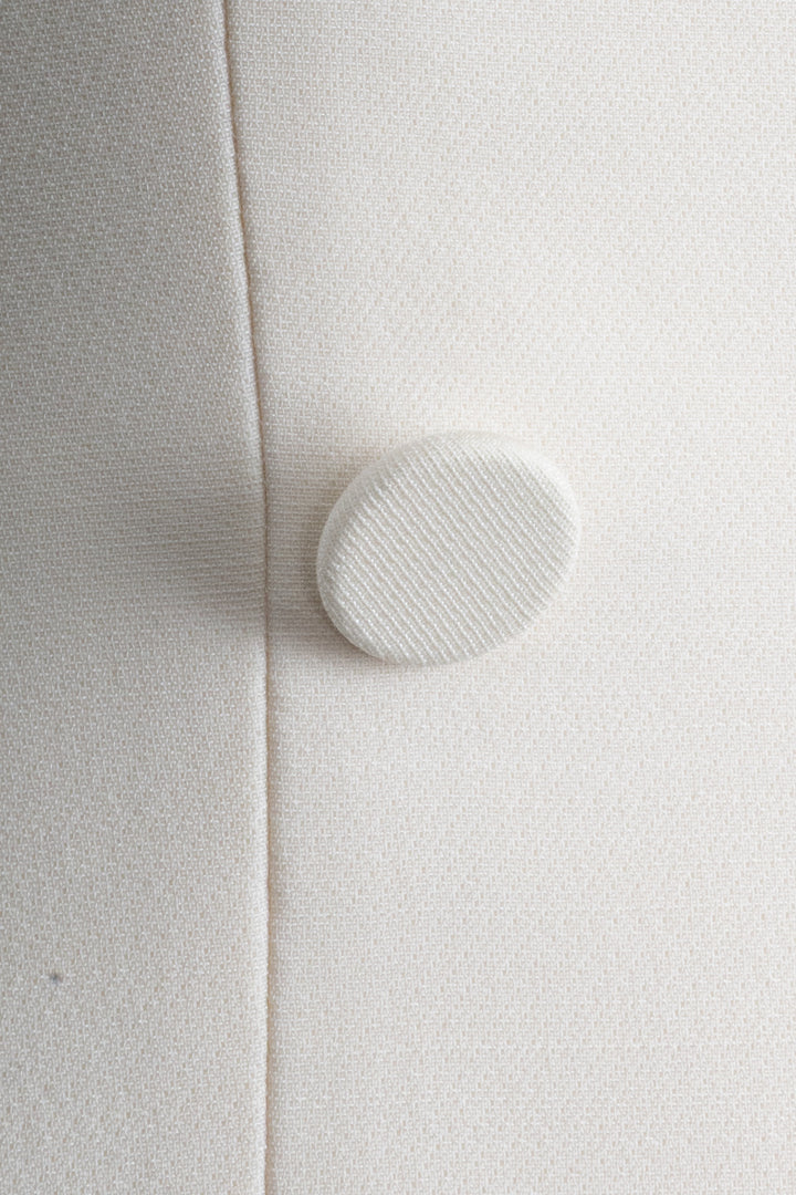 CHRISTIAN DIOR CHRISTIAN DIOR Off Shoulder Bar Jacket Ivory