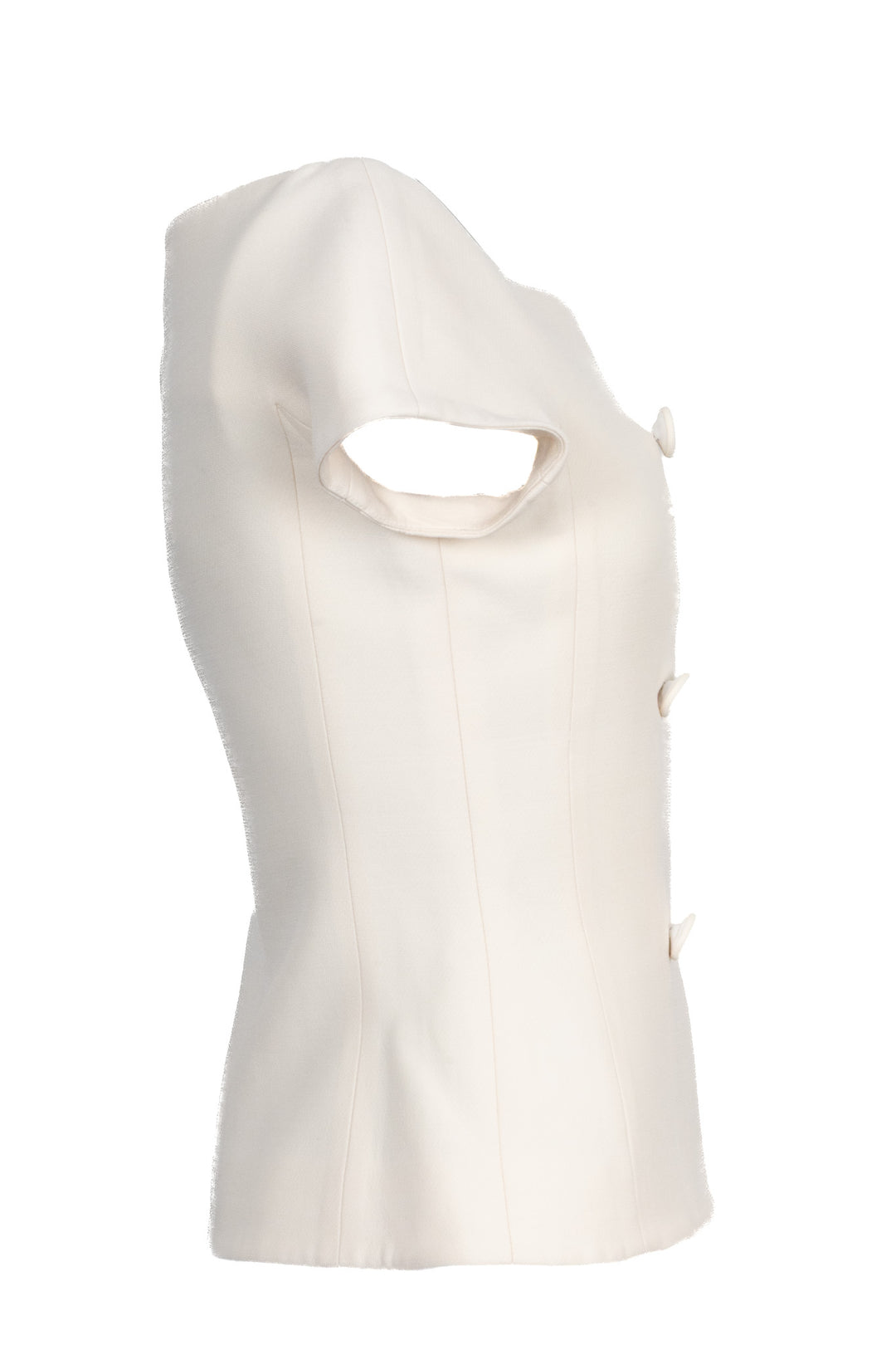 CHRISTIAN DIOR CHRISTIAN DIOR Off Shoulder Bar Jacket Ivory