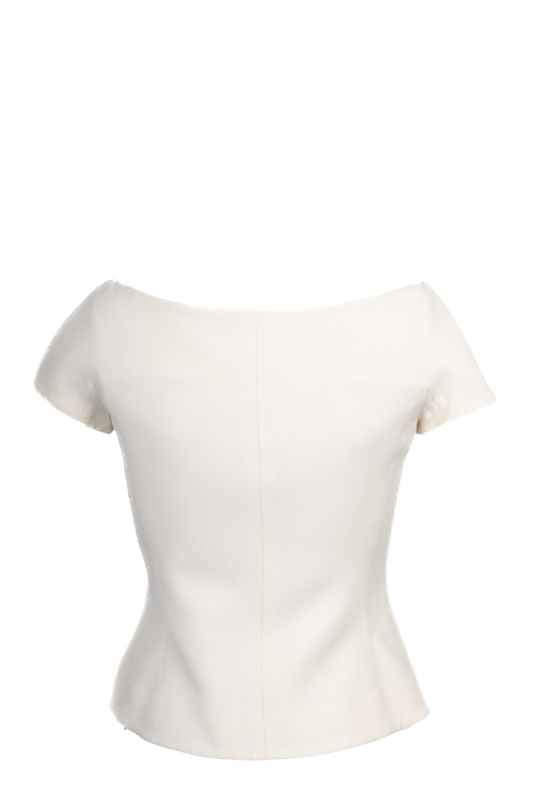 CHRISTIAN DIOR CHRISTIAN DIOR Off Shoulder Bar Jacket Ivory