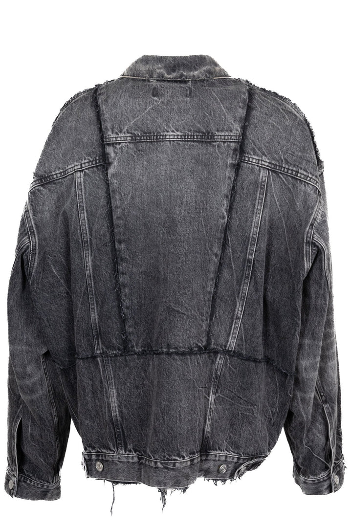 BALENCIAGA 2022 Veste en jean oversize noire