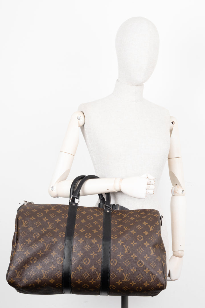 LOUIS VUITTON Keepall Bandouliere 45 MNG Canvas
