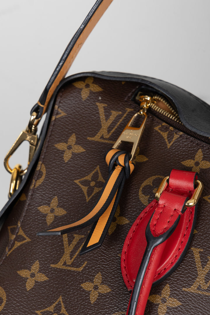 LOUIS VUITTON Tuileries Hand Bag MNG Canvas