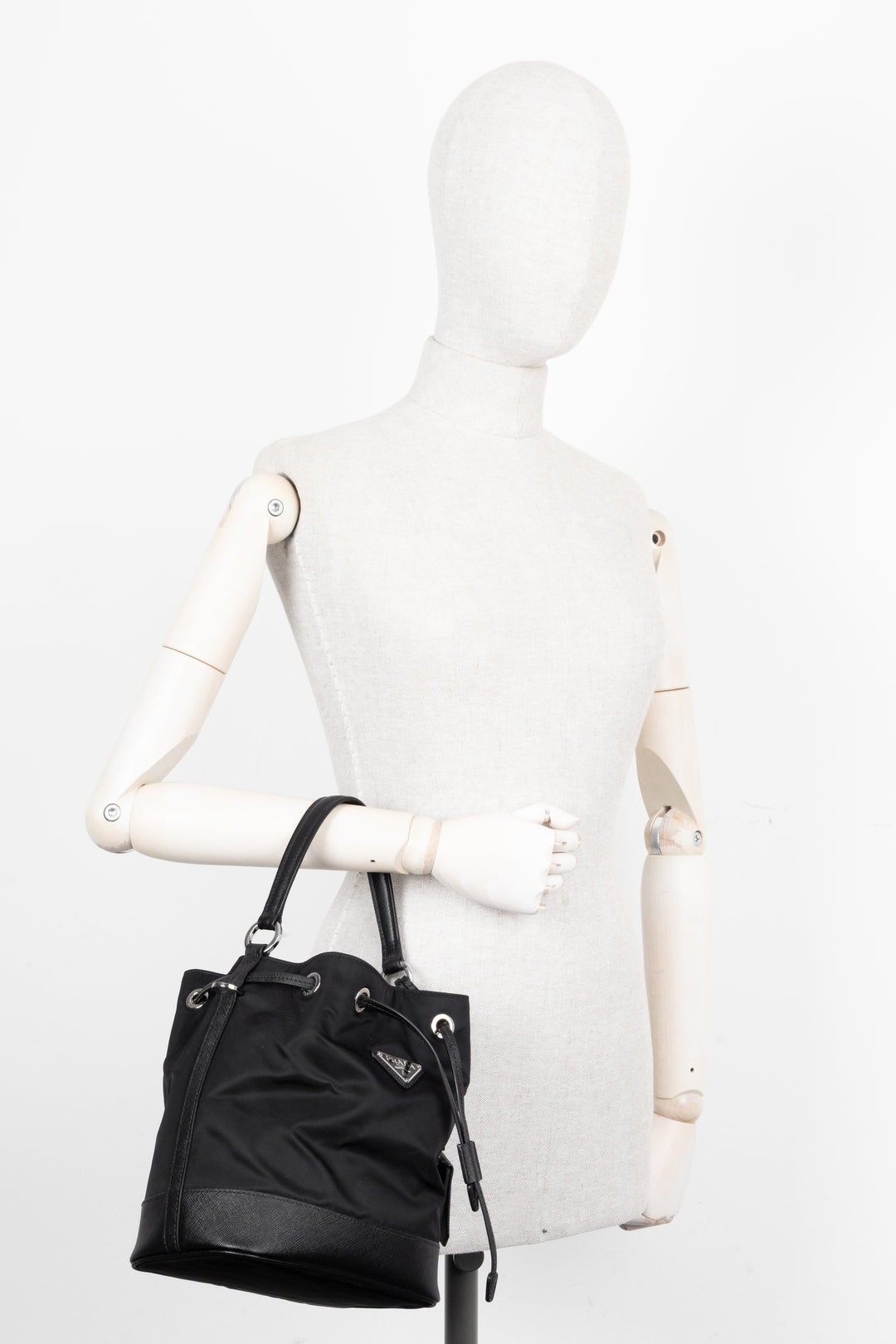PRADA Bucket Bag Re-Nylon Black