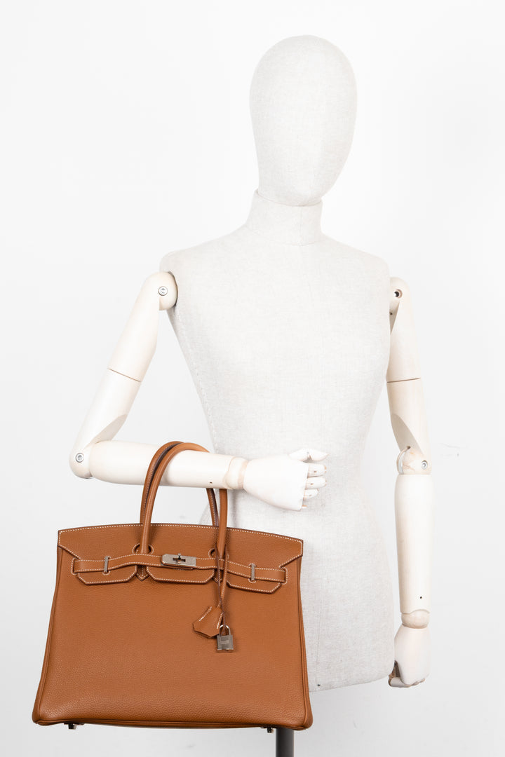 HERMÈS Birkin 35 Retour Togo Or