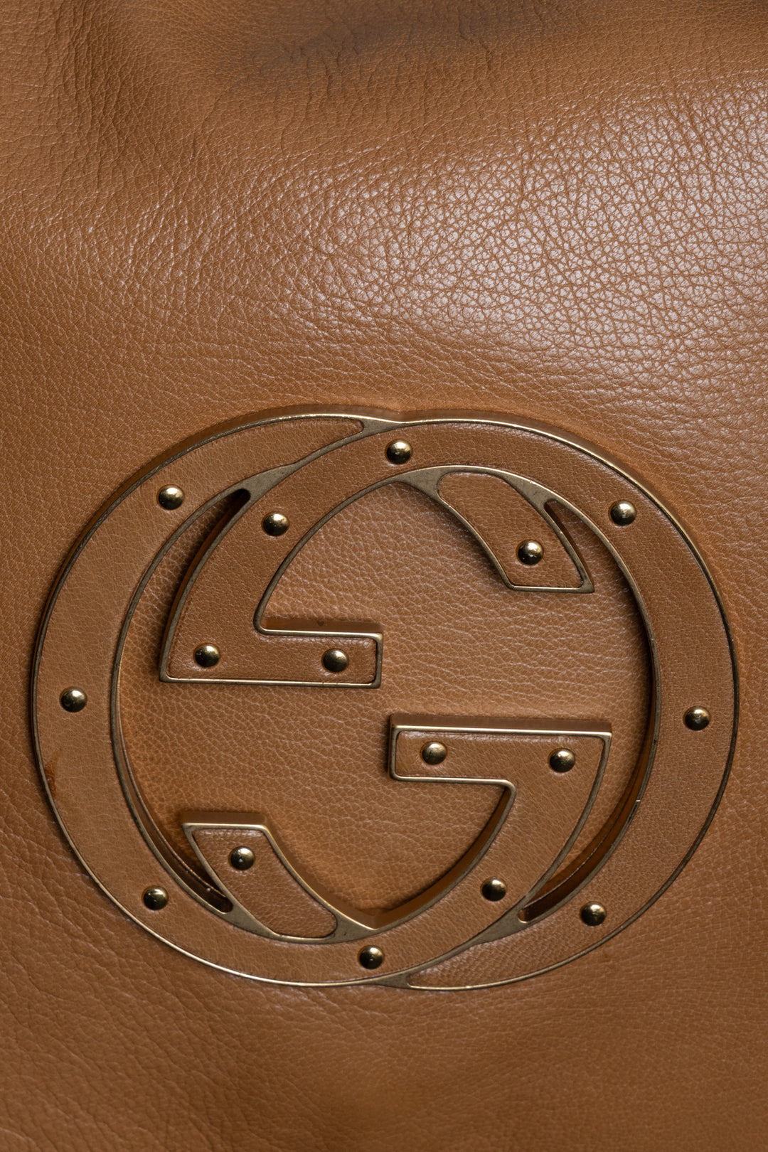 GUCCI Blondie GG Shoulder Bag Brown
