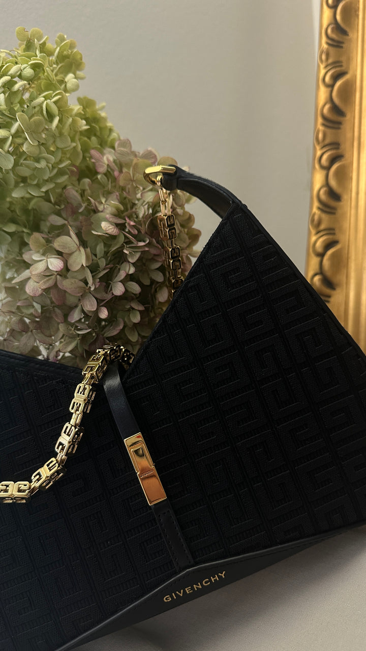 GIVENCHY Cut Out Bag Black Gold