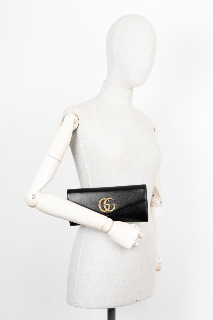 Pochette GUCCI Torchon GG Broadway noire