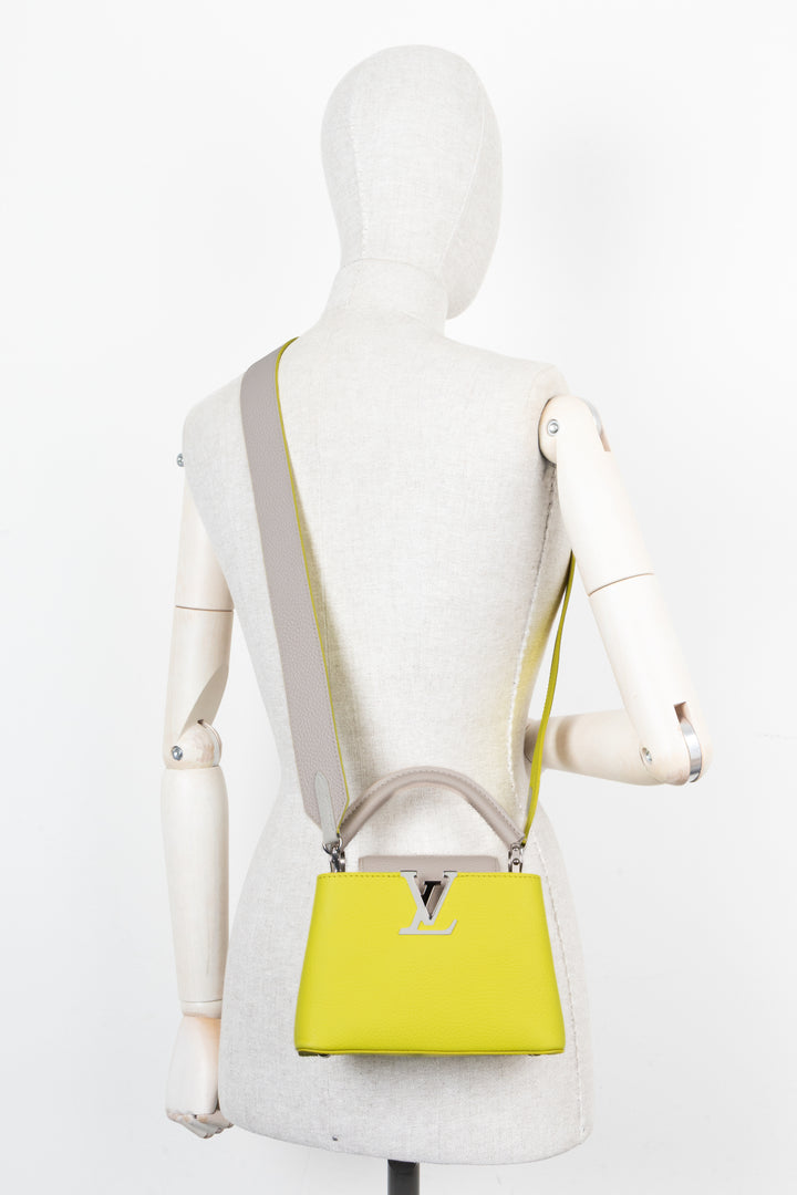 LOUIS VUITTON Mini Capucines Jaune Blush