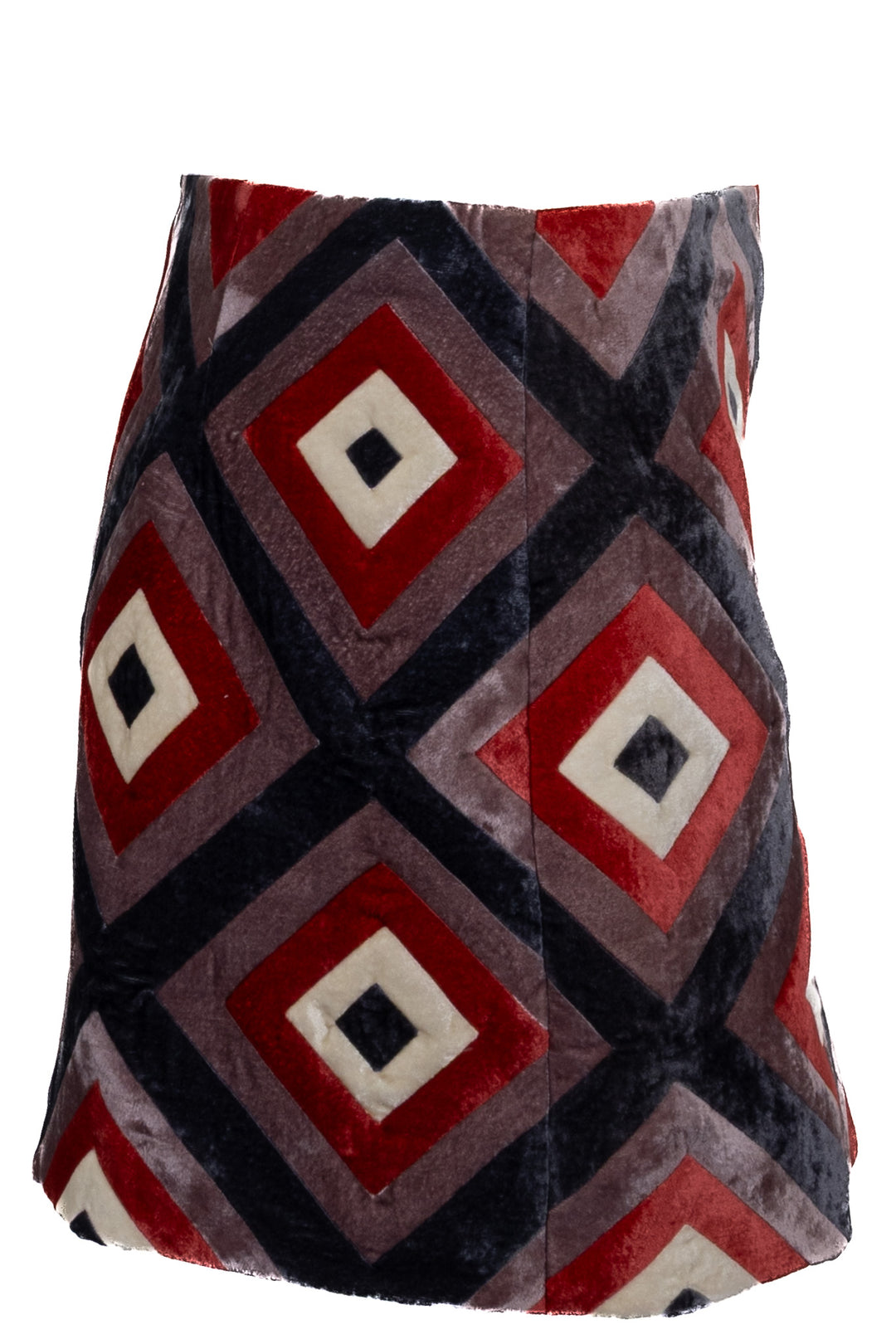 GUCCI Garden Square Skirt Velvet Purple