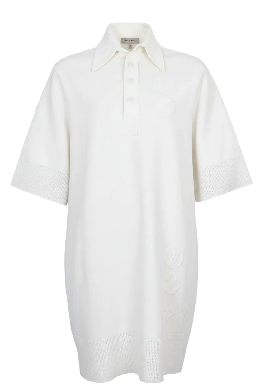 LOUIS VUITTON Polo Dress MNG Ivory