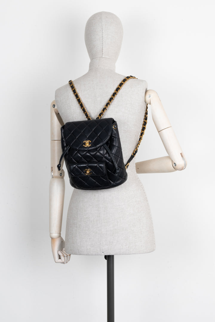 CHANEL Duma Vintage Quilted Backpack