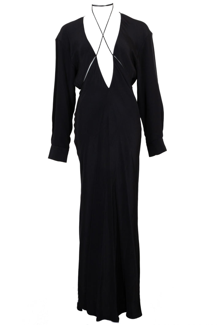 CHRISTOPHER ESBER Maxi Cut Out Dress Black