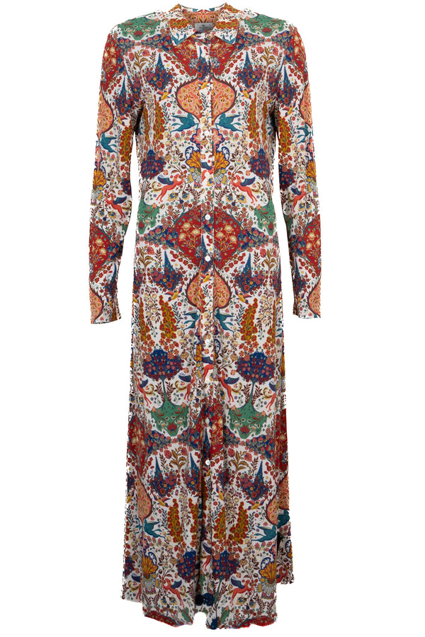 ETRO Long Sleeve Shirt Dress Multicolor