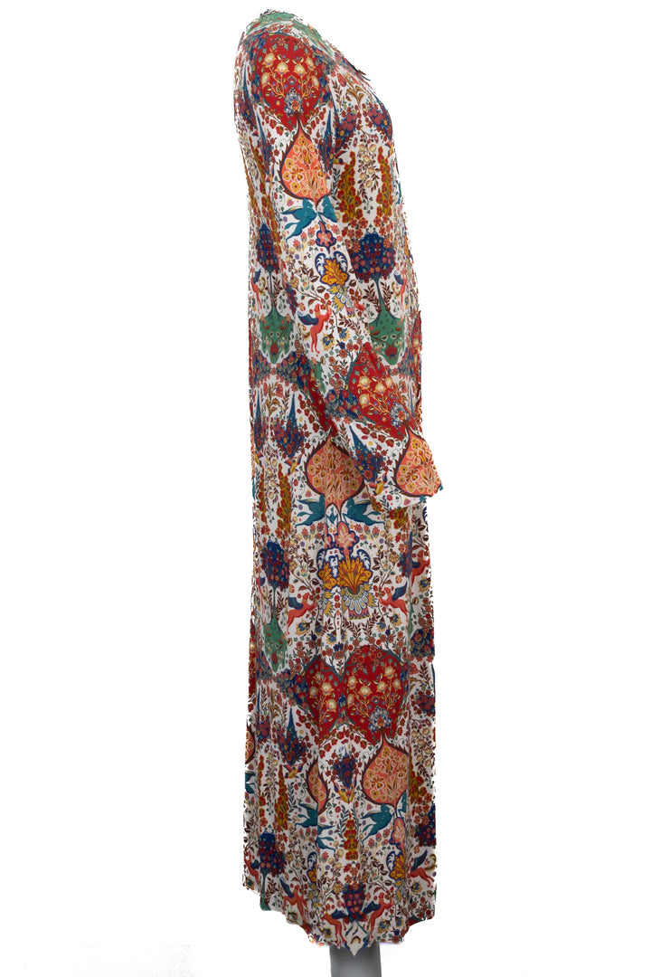 ETRO Long Sleeve Shirt Dress Multicolor