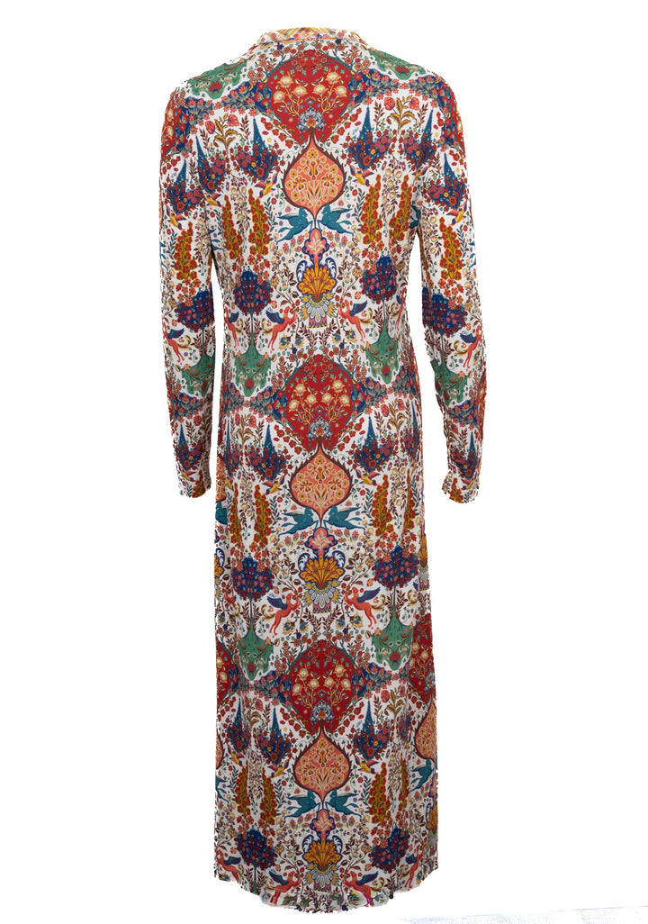 ETRO Long Sleeve Shirt Dress Multicolor