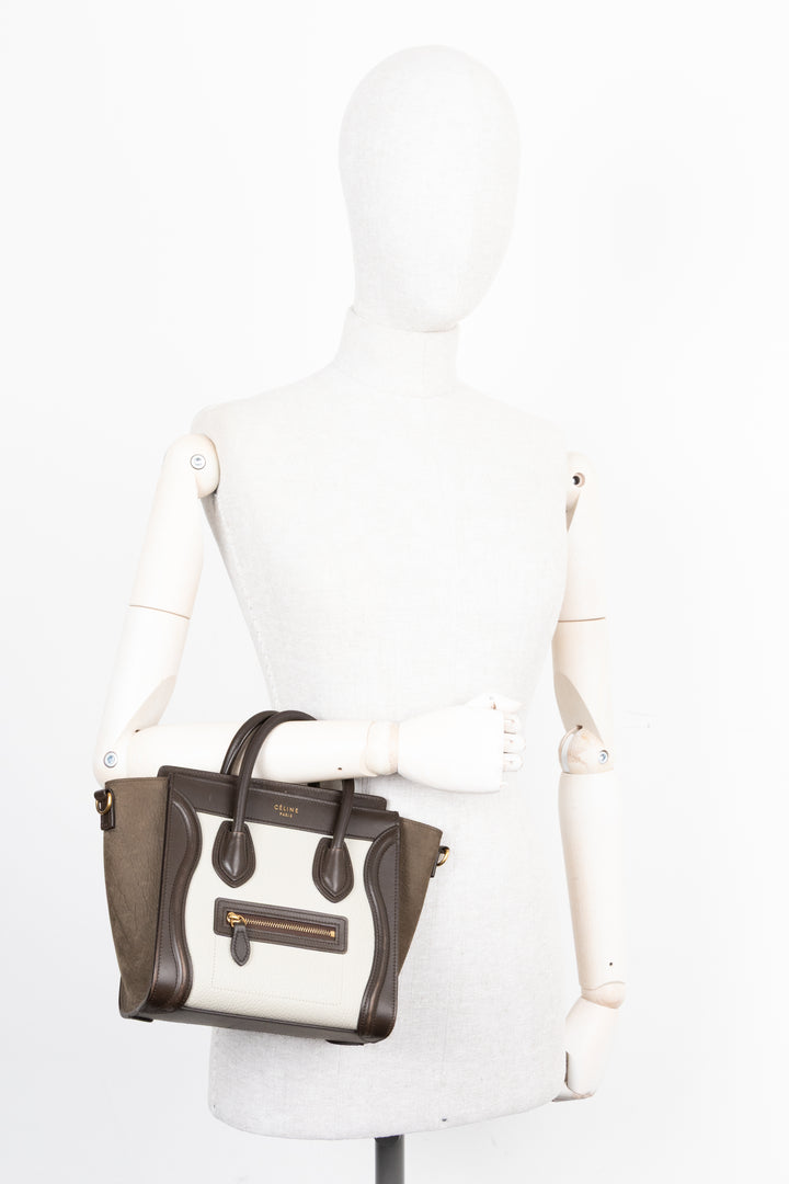 CELINE Nano Luggage Tricolor
