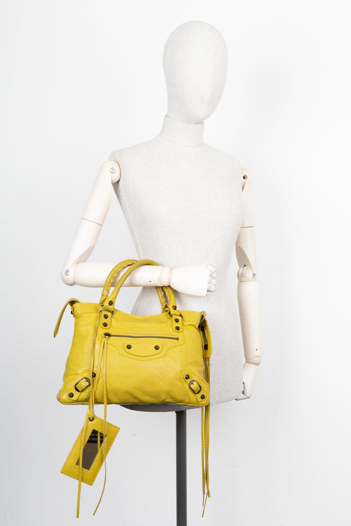BALENCIAGA Le City Bag Small Yellow