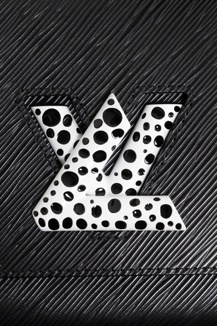 LOUIS VUITTON X Yayoi Kusama Twist MM Epi Black