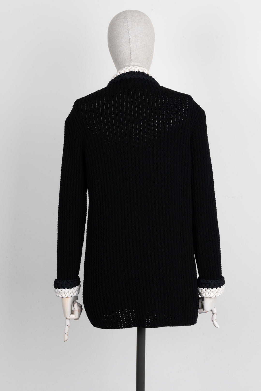 CHANEL Knit Cardigan Black