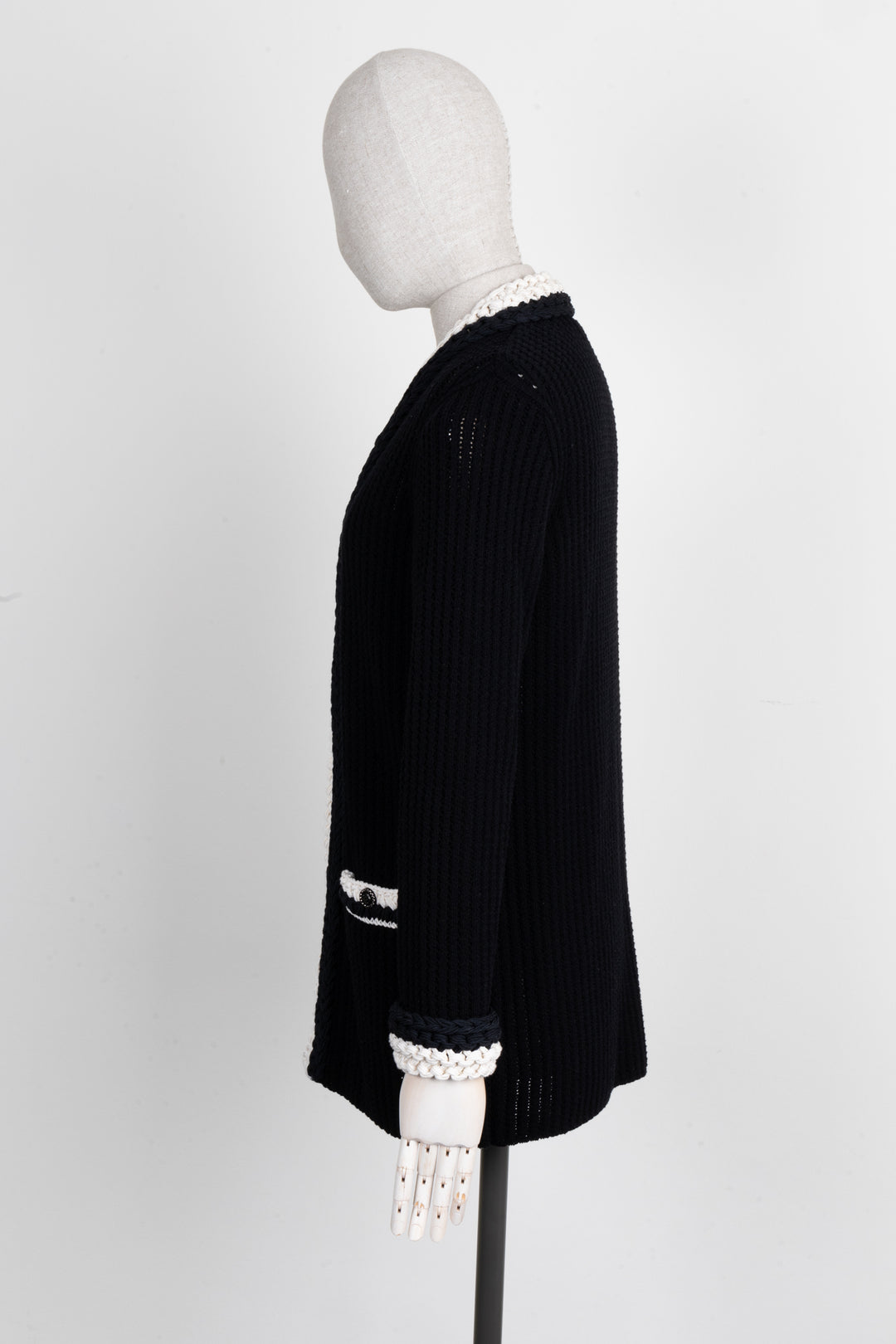 CHANEL Knit Cardigan Black