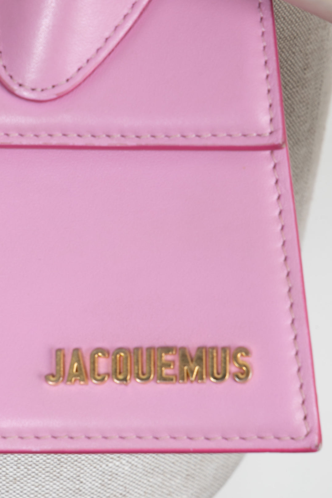JACQUEMUS Sac bandoulière Le Grand Chiquito en cuir rose