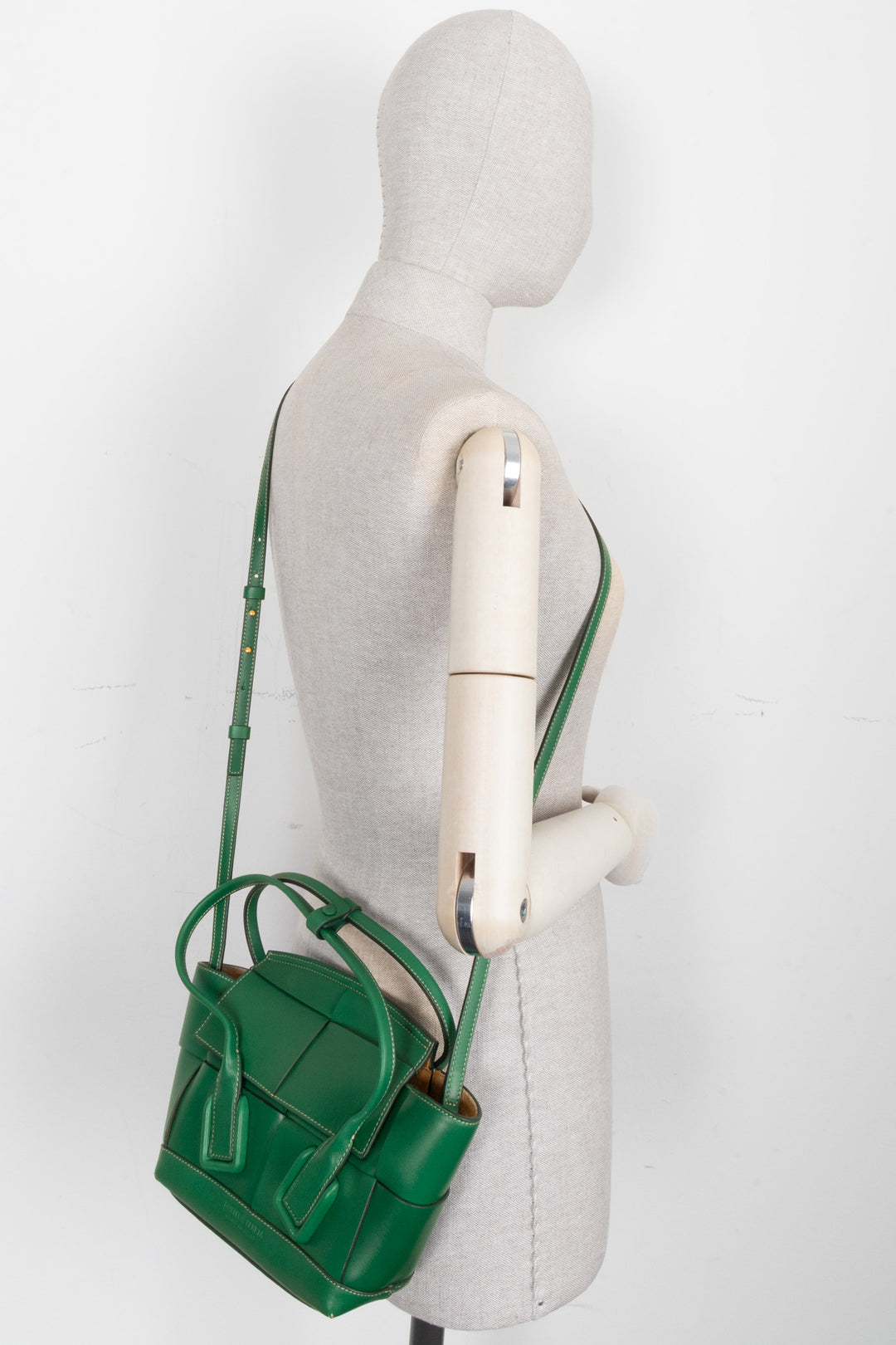 BOTTEGA VENETA Arco Mini Tote Green