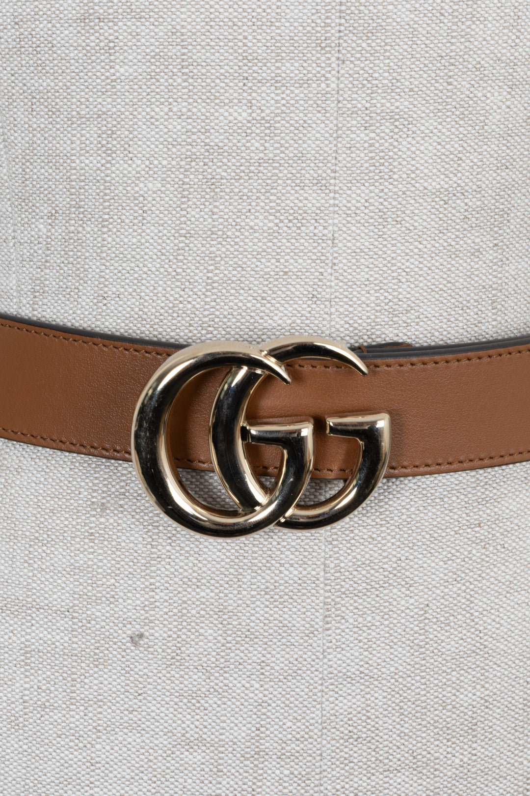 GUCCI GG Marmont Gürtel Leder Braun