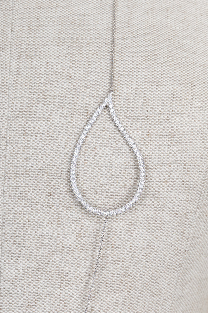 BUCHERER Fine Jewellery Lacrima Lacrima Drop Necklace Whitegold Diamonds