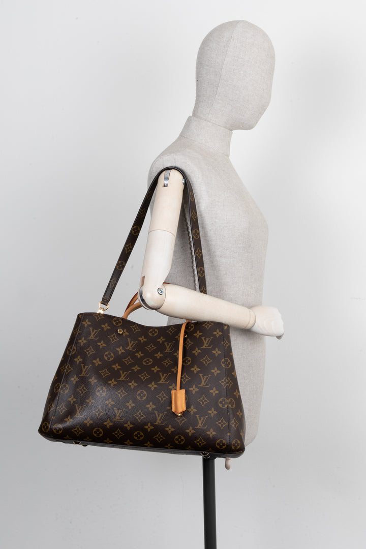 LOUIS VUITTON Montaigne GM MNG Brown