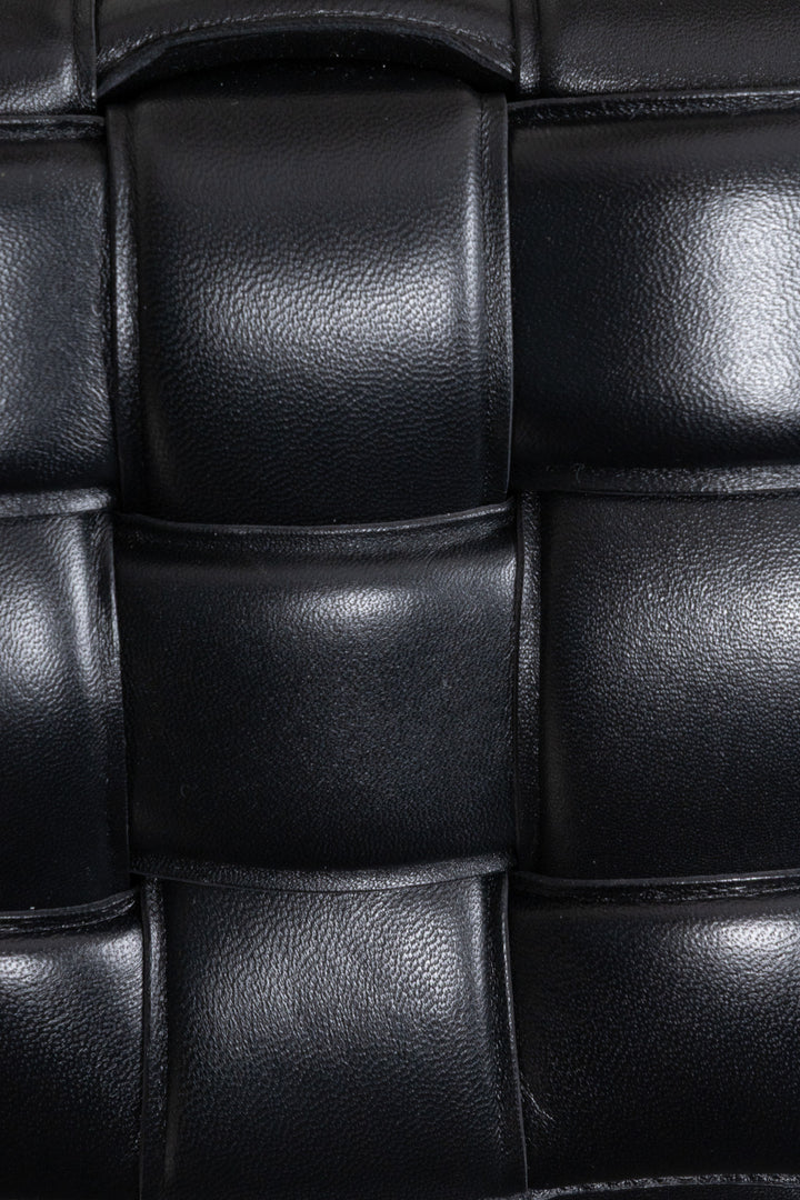 BOTTEGA VENETA Padded Cassette Bag Leather Black