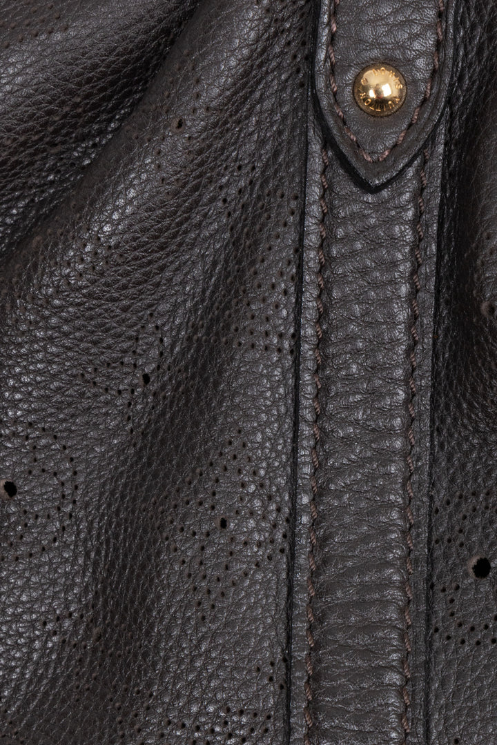 LOUIS VUITTON Sac Lunar Mahina Marron