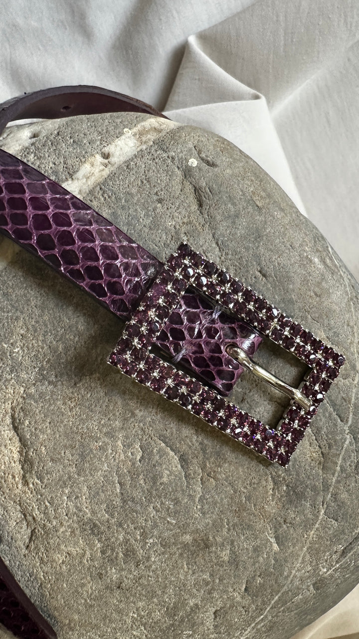 CHRISTIAN DIOR Belt Purple