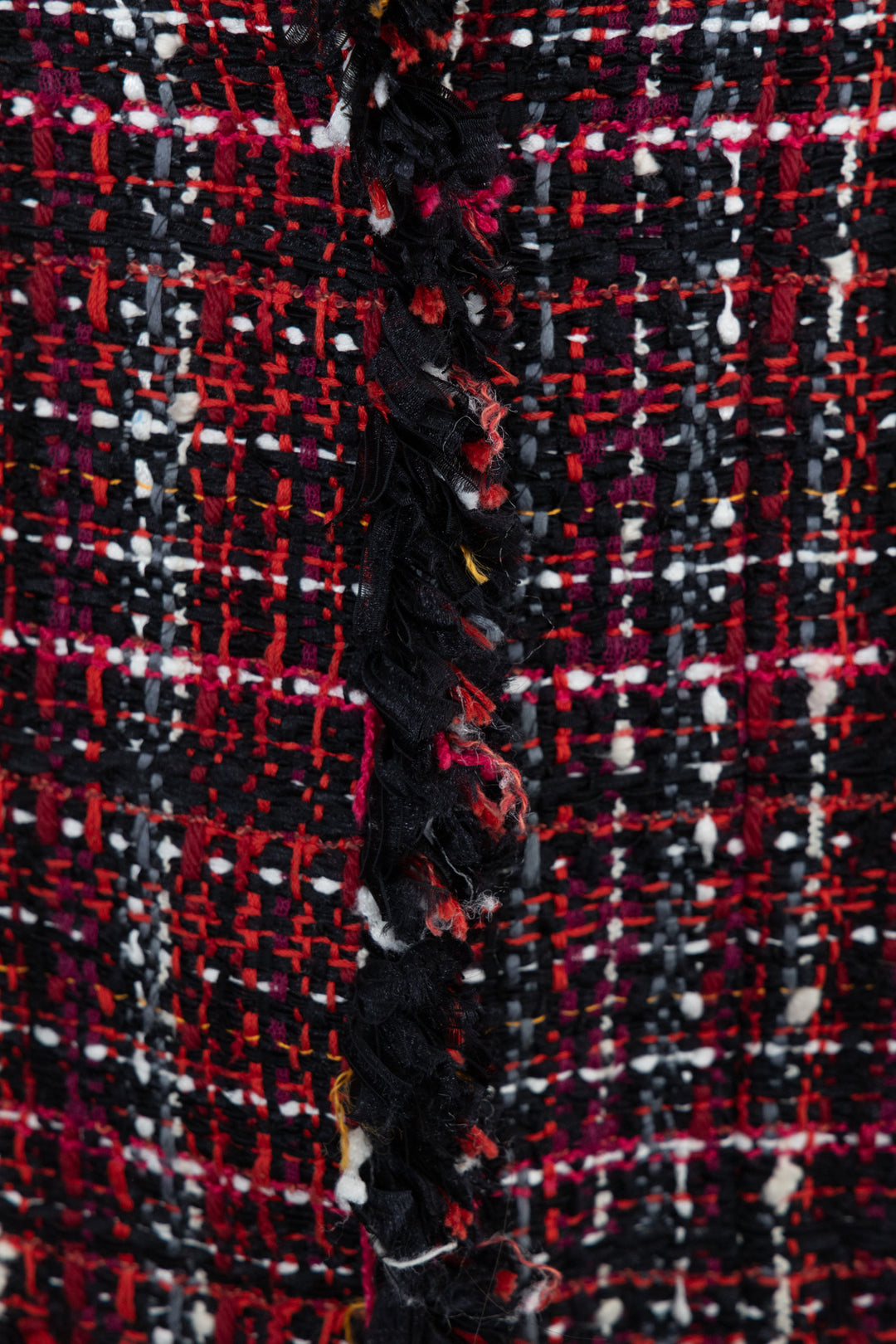 Veste en tweed rouge ALEXANDER MCQUEEN