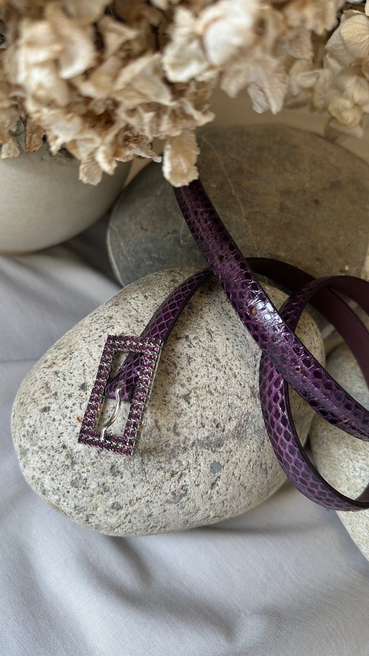 CHRISTIAN DIOR Belt Purple