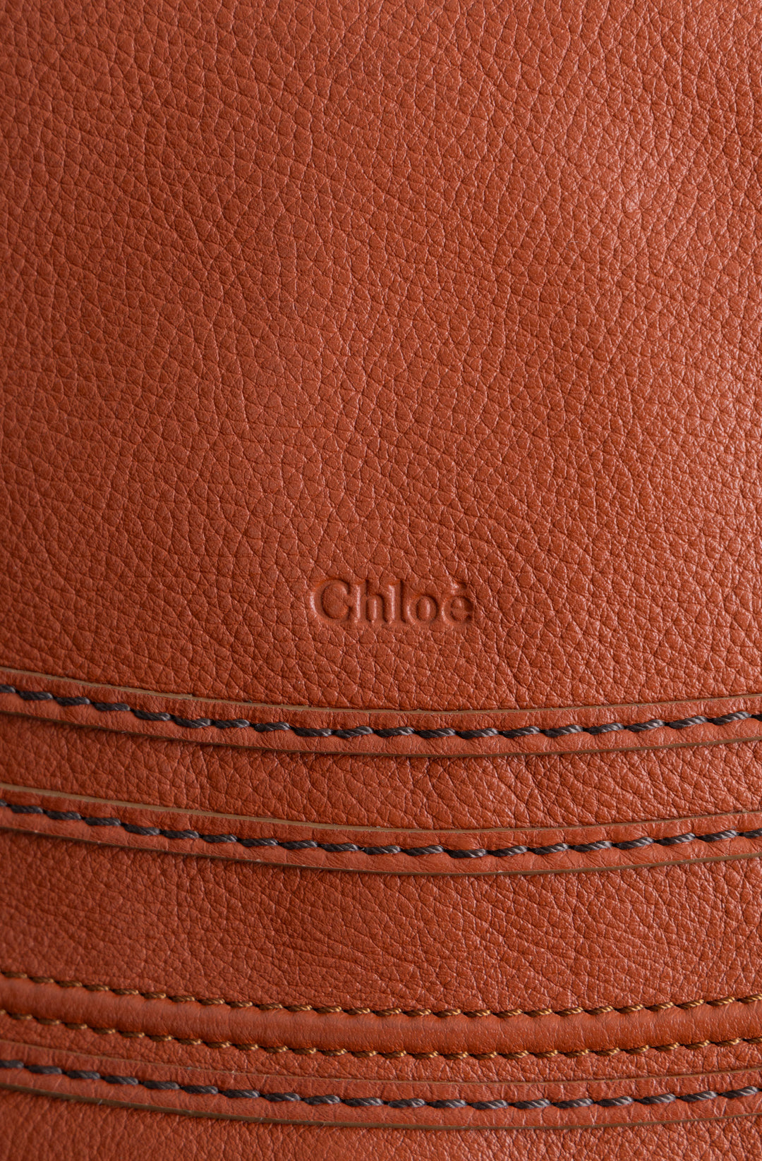 CHLOÉ Marcie Crossbody Messenger Bag Brick